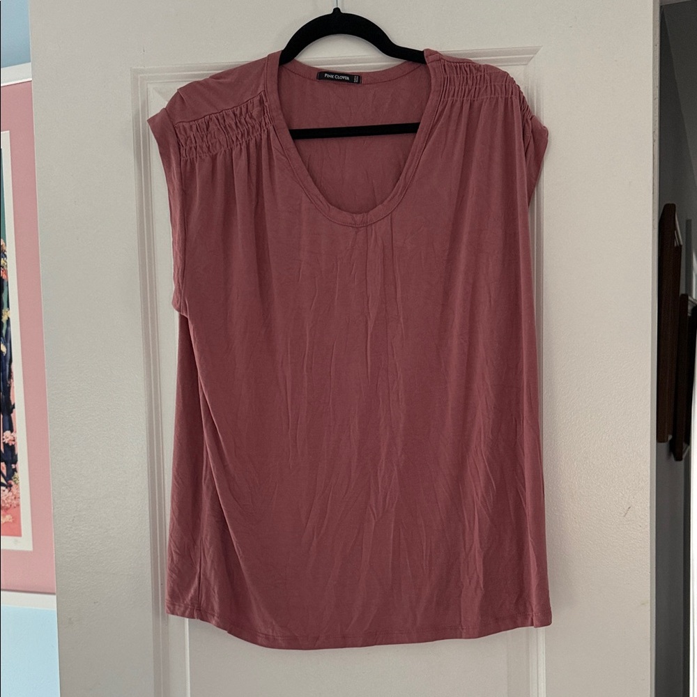 Pink Clover Mauve Blouse